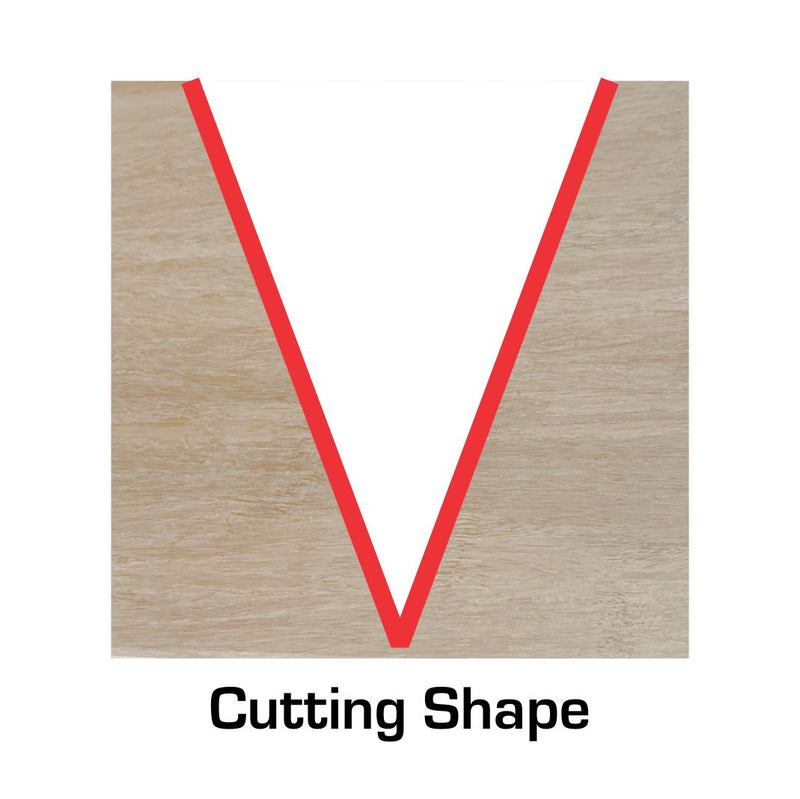 30 Deg V-Groove - 3-Flute - 1/4 Shank - VSC30