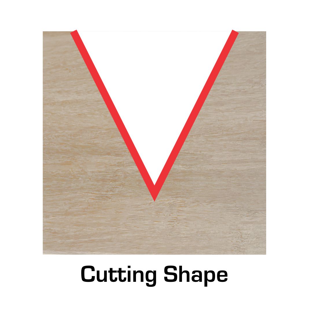 60 Degree V-Groove - 1/4 Shank - VCT-60 — CIC Workshop