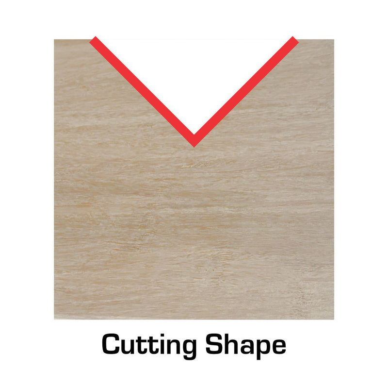 90 Degree V-Groove - 1/4 Shank - VCT-90