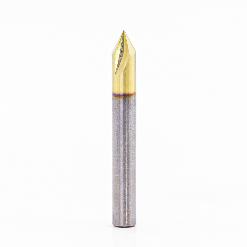 60 Deg V-Groove - 3-Flute - 1/4 Shank - VSC60