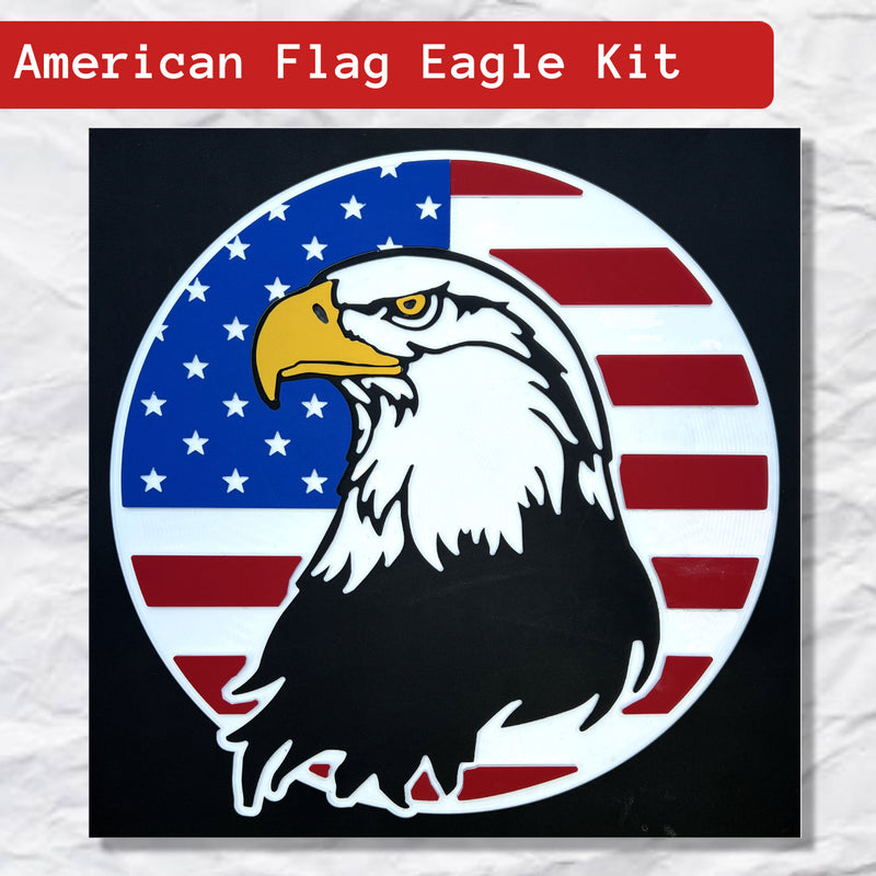 July - American Flag Eagle Kit - HDPE