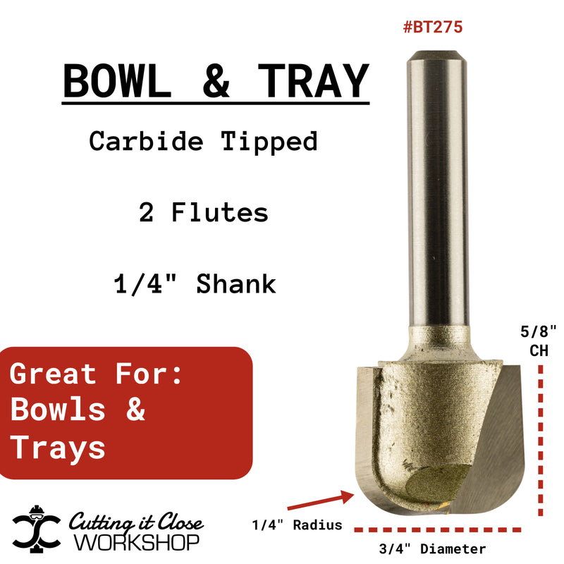 Bowl and Tray Bit Set