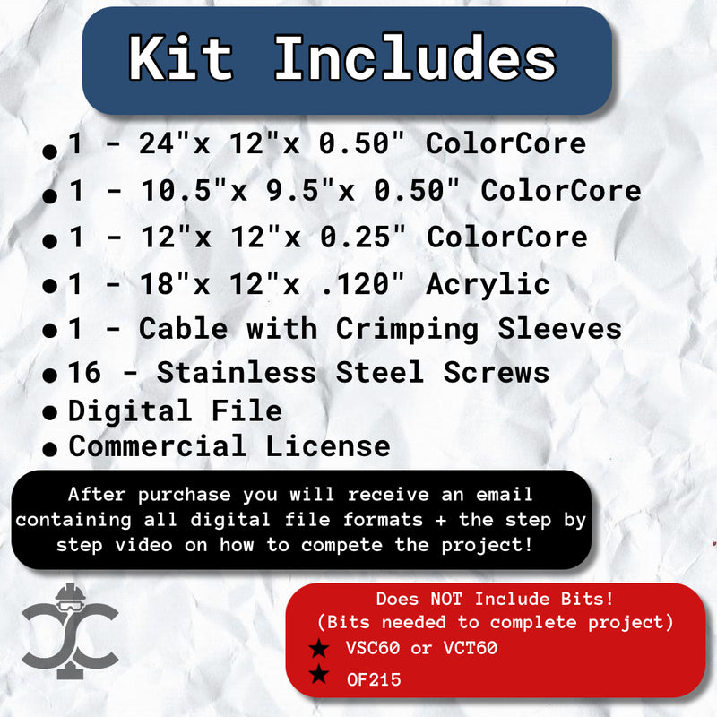 ColorCore Bird Feeder CNC Kit