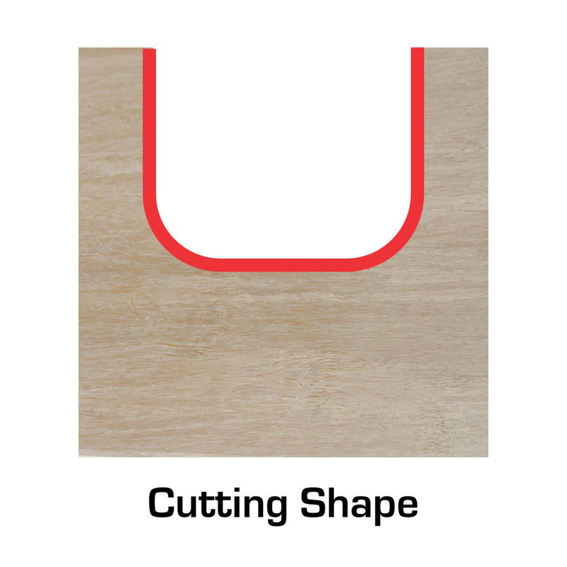 3/4'' x 5/8'' Bowl & Tray - 1/2'' Shank - BT575