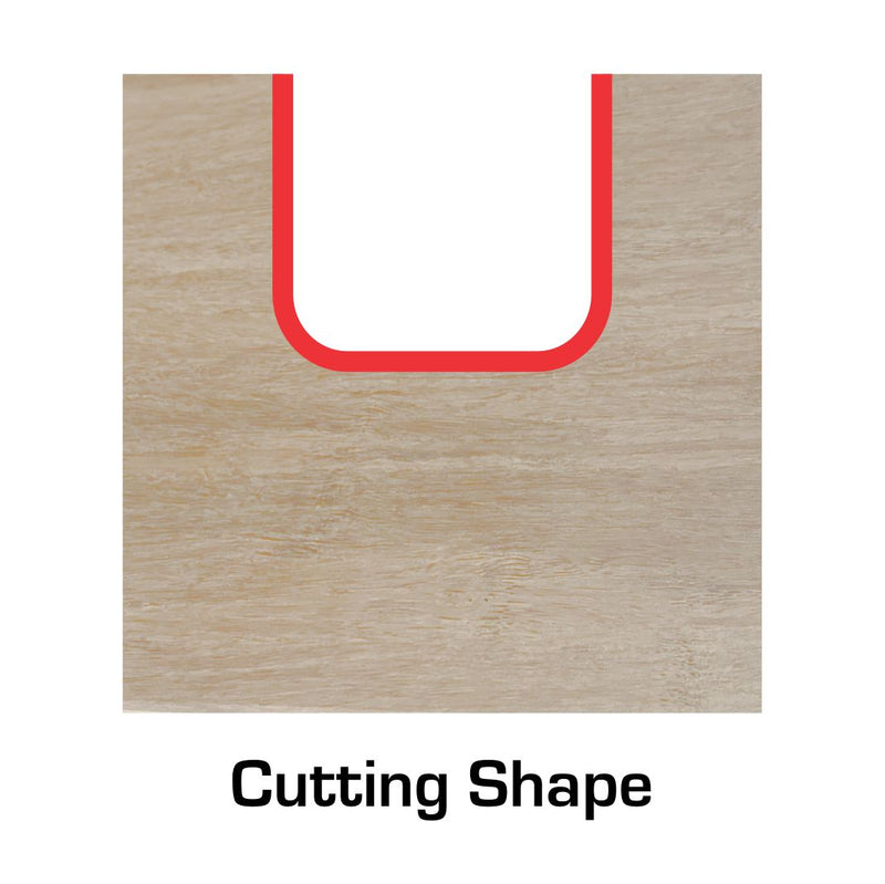 7/16'' X 1/2'' Bowl & Tray - 1/4'' Shank - BT244