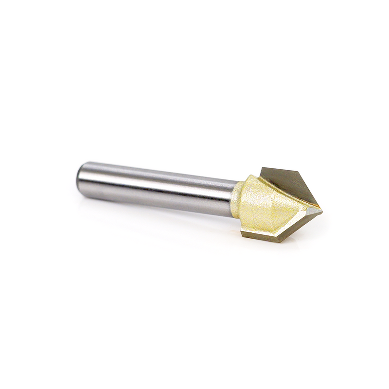 90 Degree V-Groove - 1/4 Shank - VCT-90