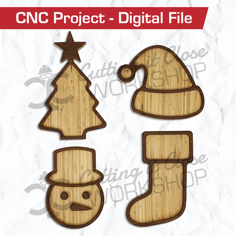 Christmas Tray Bundle Digital File