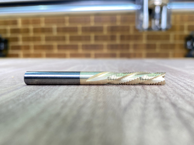 Golden girl bit laying on a wooden panel 