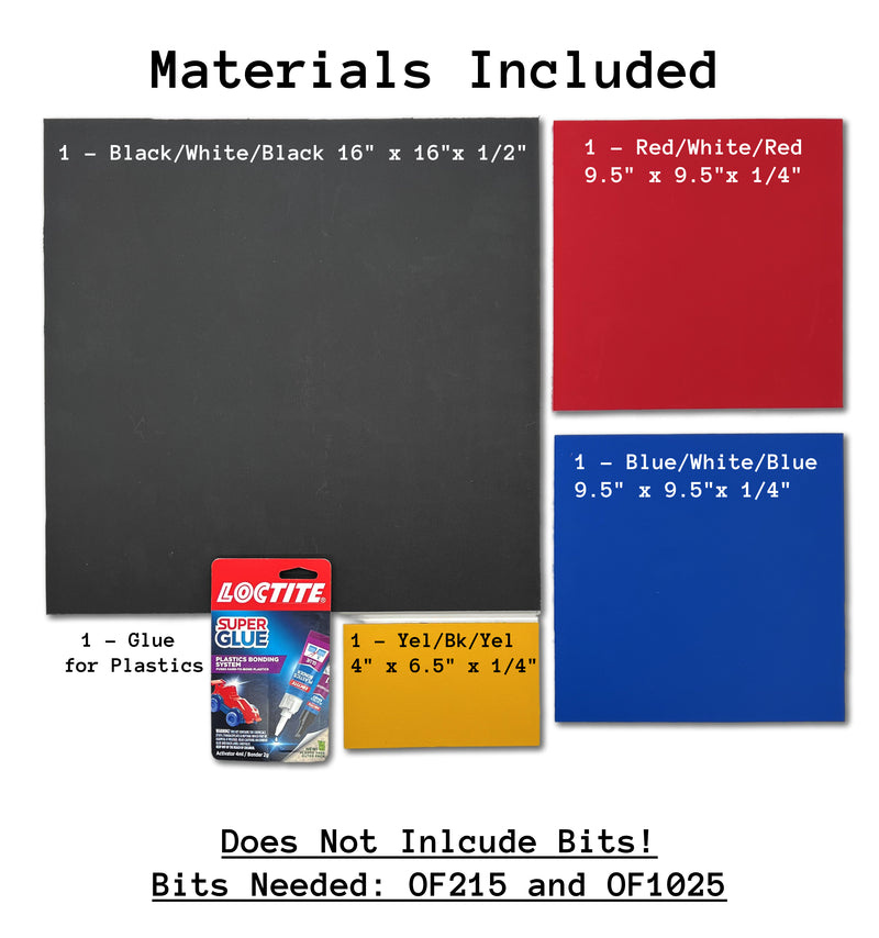 July - American Flag Eagle Kit - HDPE