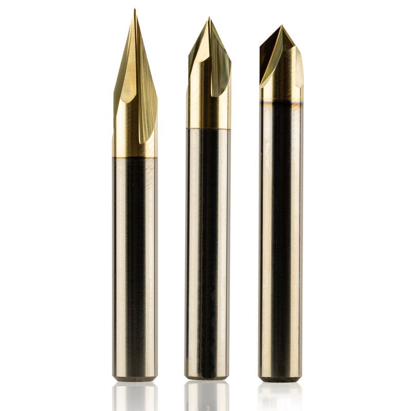 Engraving V-Bit Set – 30°, 60°, 90°