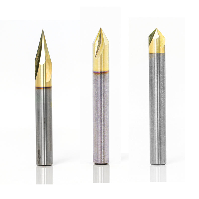 Engraving V-Bit Set – 30°, 60°, 90°