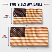 Wavy American Flag CNC Kit Size Comparison 