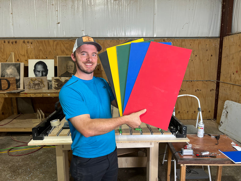 ColorCore HDPE Plastic - Premium Multi-Layer Engravable Sheets