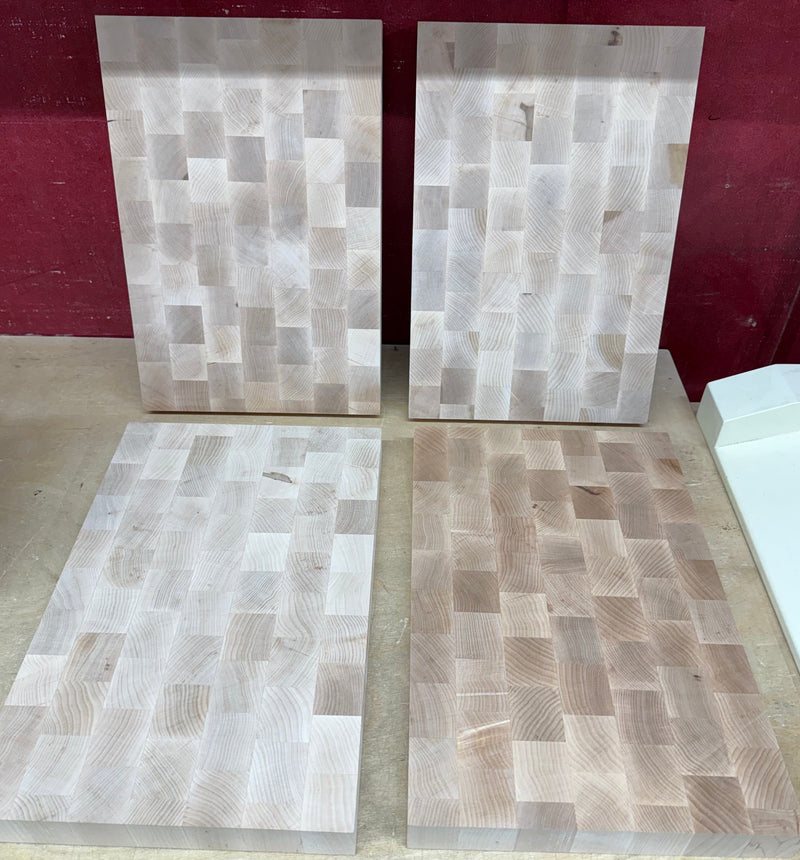 Walnut/Maple End Grain Base Board (18"x12") - Livestream Special