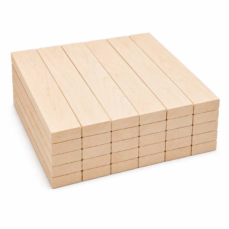 Hardwood Project Pack — 30pc, 7/8" x 1-3/4" x 18"
