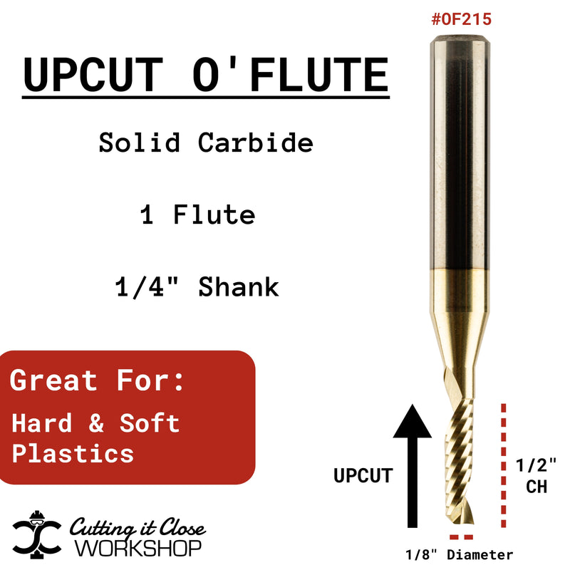 1/8" x 1/2" O'Flute - 1/4" Shank - OF215