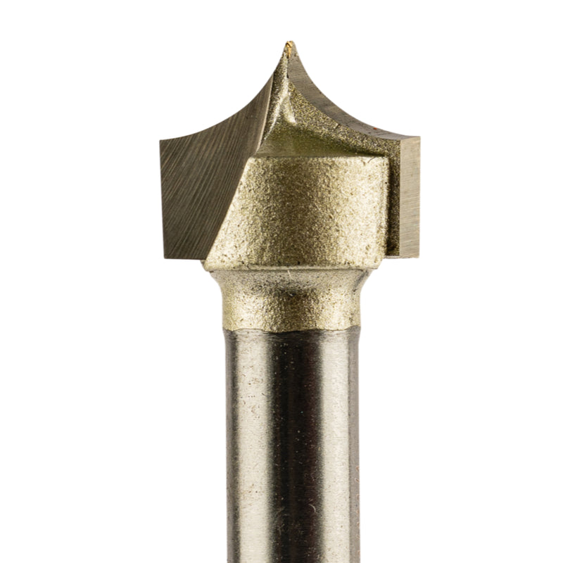 1/2'' x 1/4'' Point Cutter Roundover 1/4'' Radius - 1/4 Shank - PC25