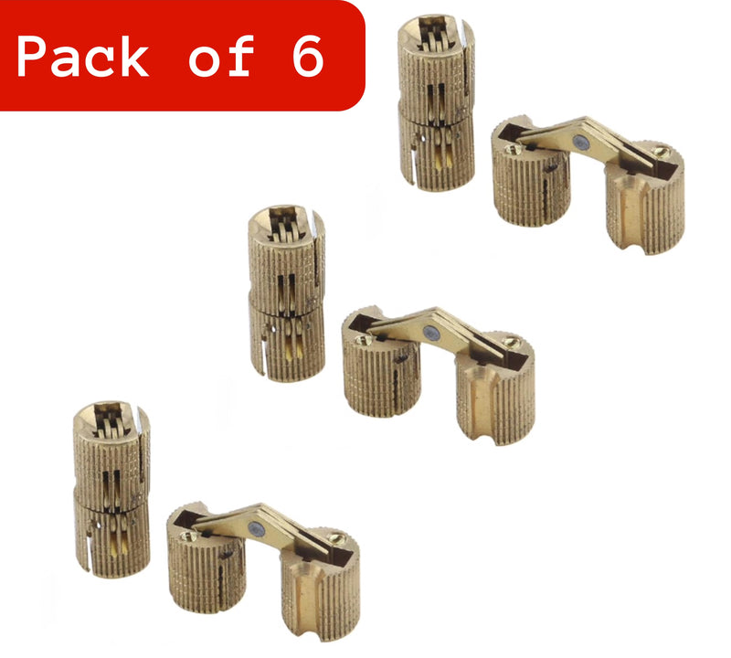 Barrel Hinges - Pack of 6