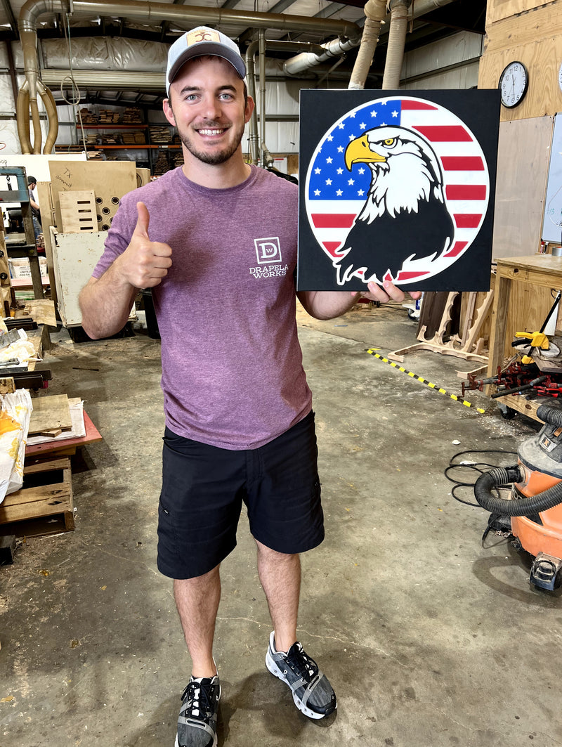 July - American Flag Eagle Kit - HDPE