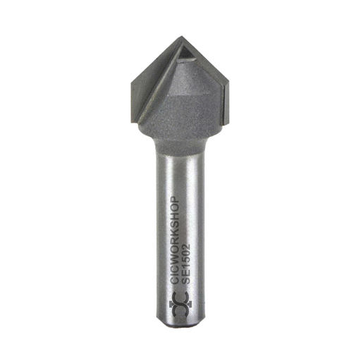 Bit number SE1502(90 Degree V-Groove - 1/4 Shank ) In front of a white background 
best cnc bits
cnc bit accessories
cnc bits bulk buy