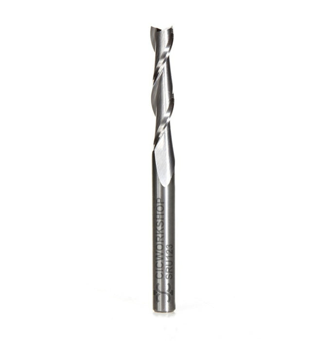 1/4'' x 1-1/4'' Upcut Extended Spiral Endmill - 1/4'' Shank - SRU123