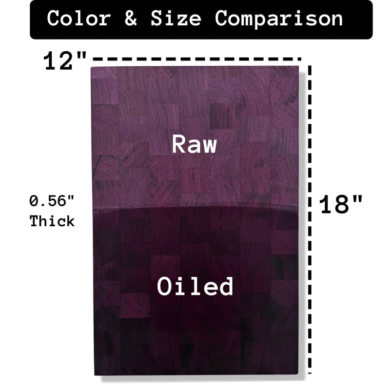 Purple Heart Inlay Plug (18"x12")