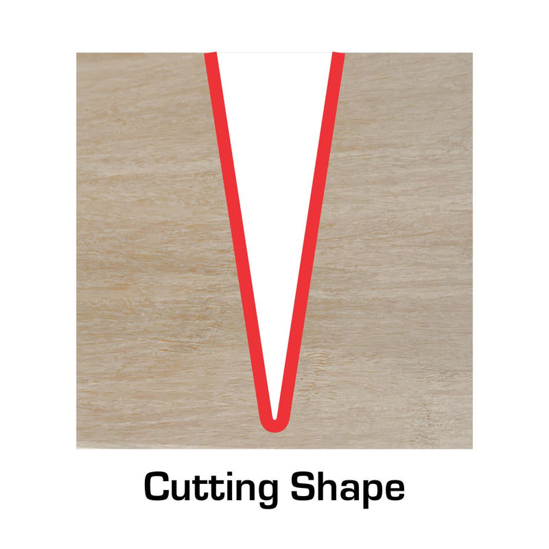 1/32 Radius - 5.4 Deg 3D Tapered Ballnose - 1/4" Shank - TBN1-32