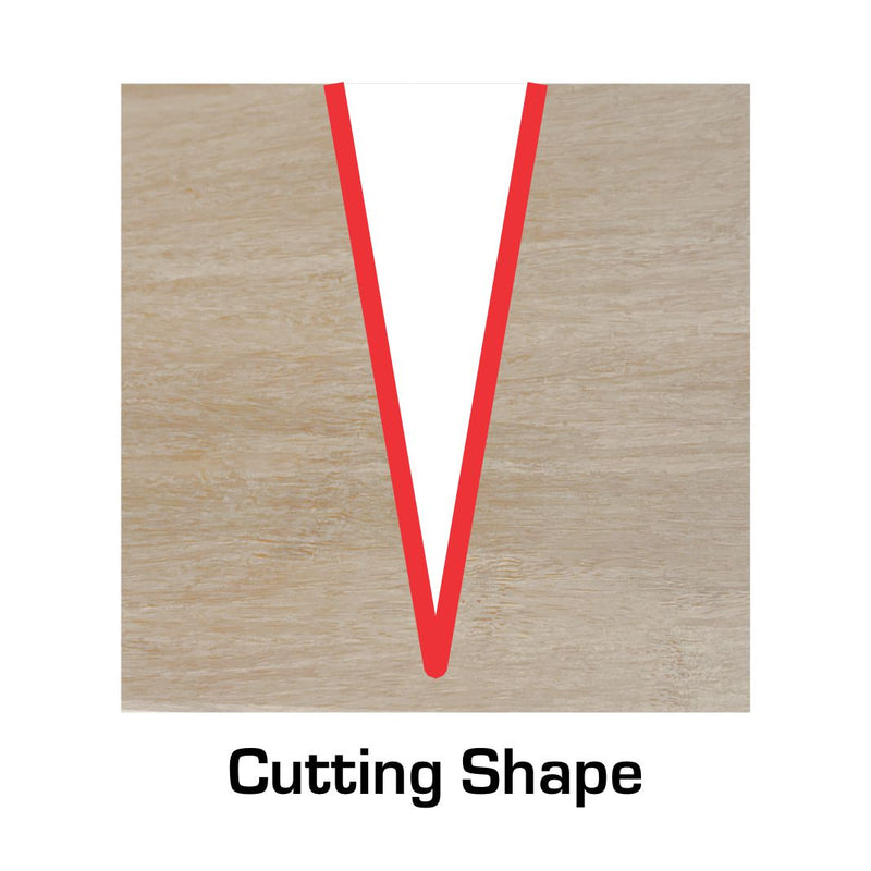 1/64 Radius - 6.2 Deg 3D Tapered Ballnose - 1/4" Shank - TBN1-64