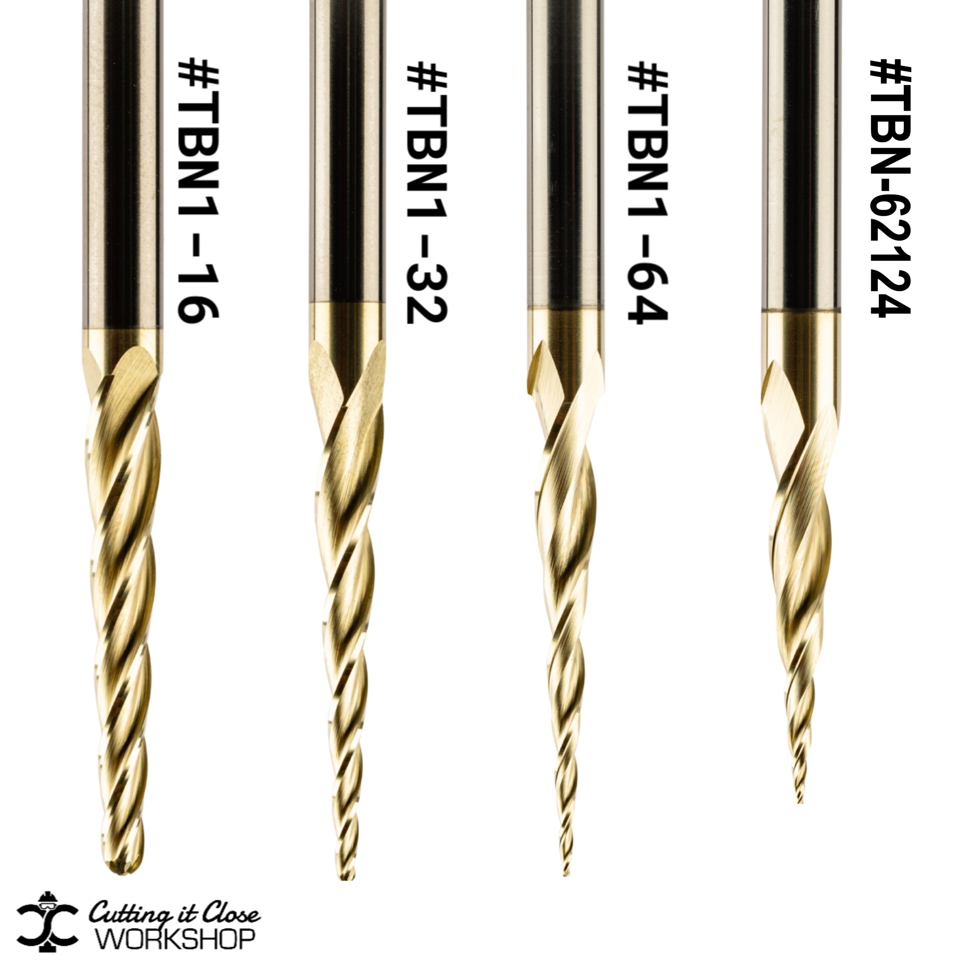 1/32 Radius - 5.4 Deg 3D Tapered Ballnose - 1/4