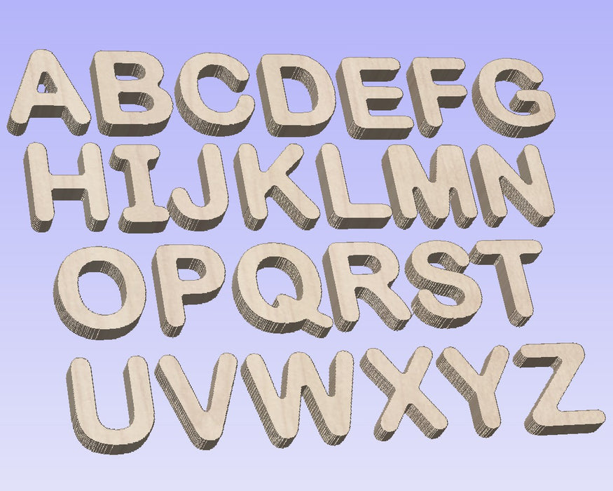 Letter Puzzle Alphabet Digital File