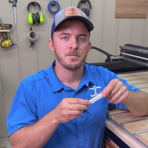 Video describing a 60 degree v-bit for a CNC router 