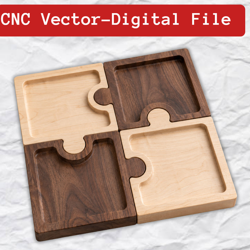 Puzzle Piece Tray Digital File
