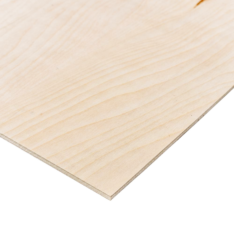Baltic Birch Plywood
up close against a white background to show the details 
CNC plywood options
High-quality wood panels
Durable CNC materials